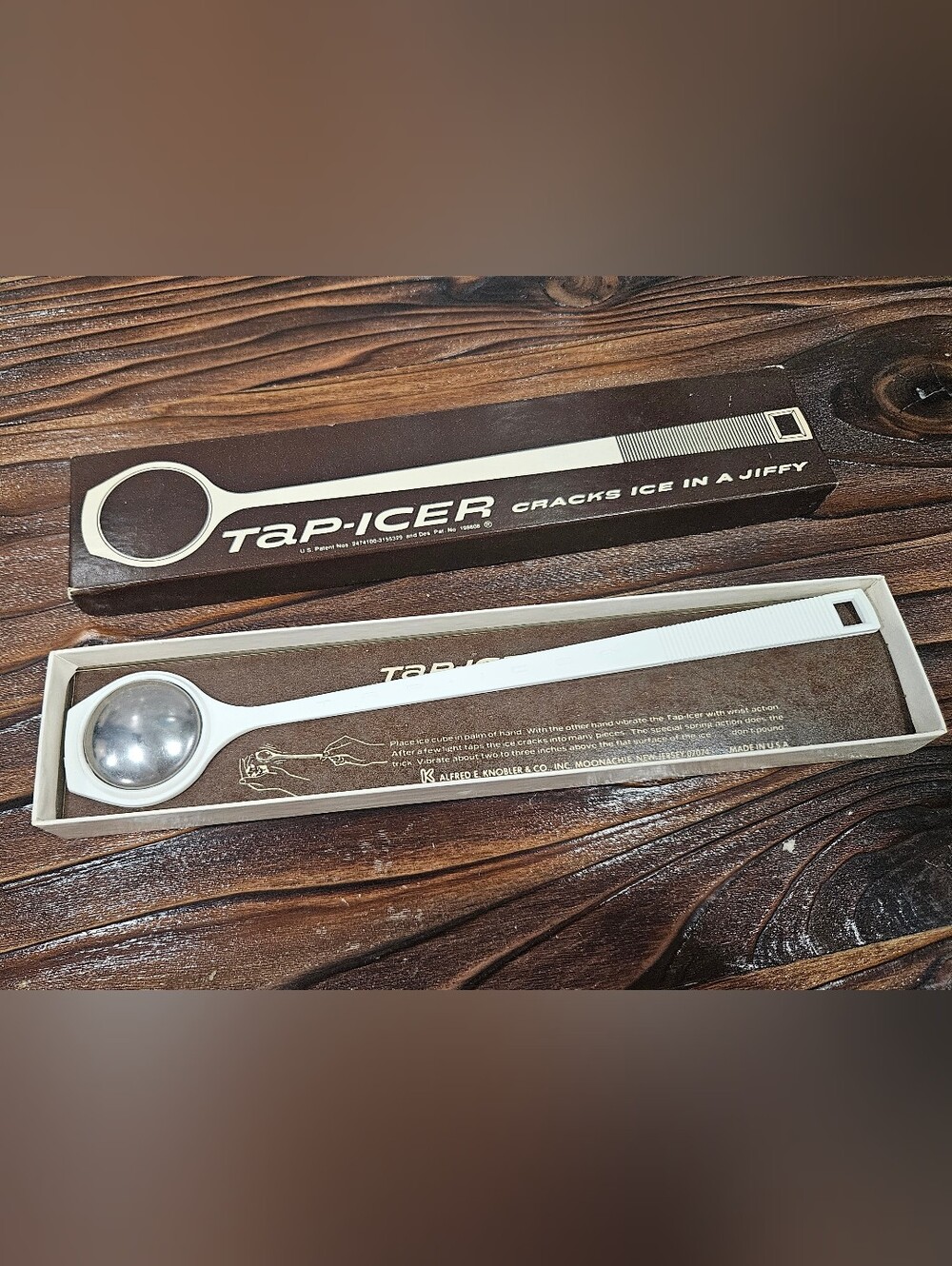 Vintage 1950s Tap-Icer Ice Cracker Bar Tool Barware MCM